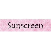 Sunscreen